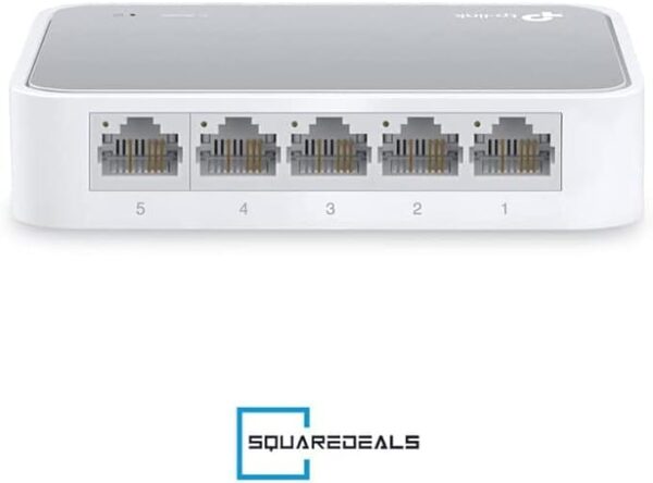 TP-Link 5 Port 10/100 Mbps Fast Ethernet Switch | Desktop Ethernet Splitter | Ethernet Hub | Plug & Play | Fanless Quiet | Desktop Design | Green... - Image 2