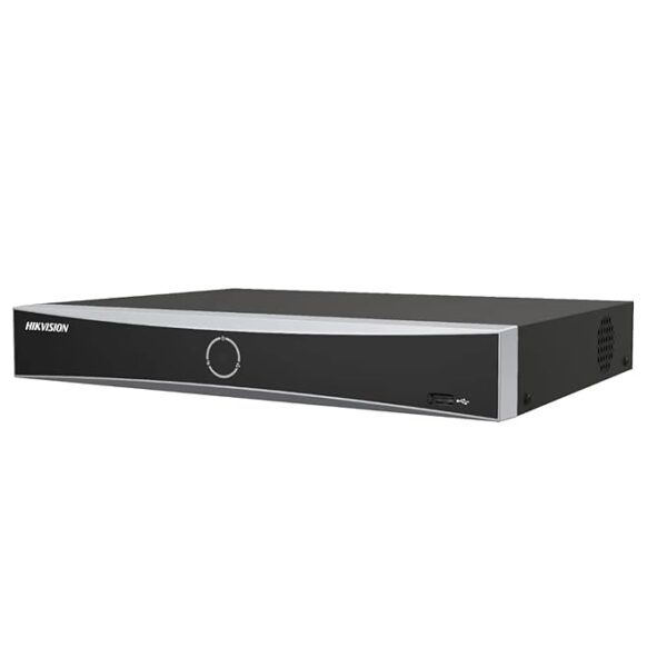 Hikvision 8 Channel ACCUSENSE 4K NVR Indoor [DS-7608NXI-K1] for IP Network CCTV Cameras, USEWELL HDMI, Black