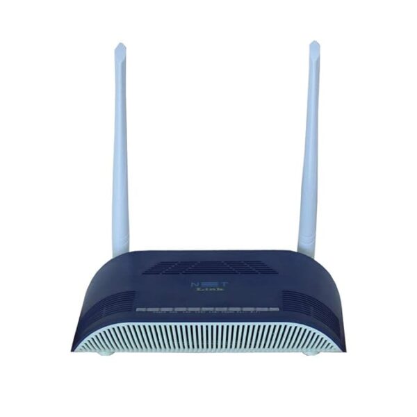 NET Link GPON ONT 1GE+1FE+1POTS+WiFi (HG323RGW), 2.4GHz WiFi Upto 300 Mbps - Compatible for All FTTH PON Broadband Connections - Blue