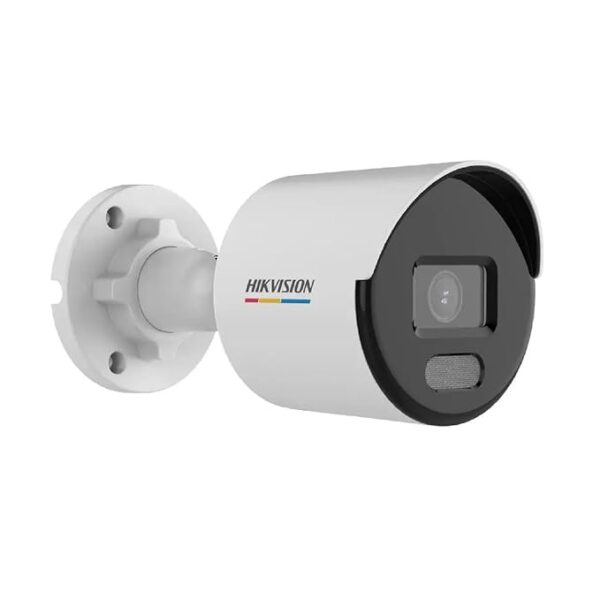 HIKVISION 4 MP IP ColorVu Outdoor Bullet Network Camera [Color Night Vision | Motion Detection | Weatherproof IP67] DS-2CD1047G2-L Compatible with NVR + USEWELL RJ45, White