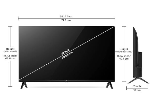TCL 80.04 cm (32 inches) Bezel-Less S Series HD Ready Smart Android LED TV 32S5400A (Black) - Image 7