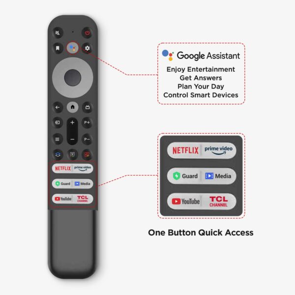 TCL 101 cm (40 inches) Bezel-Less S Series Full HD Smart Android LED TV 40S5400A (Black) - Image 3
