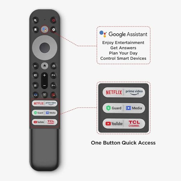 TCL 80.04 cm (32 inches) Bezel-Less S Series HD Ready Smart Android LED TV 32S5400A (Black) - Image 6