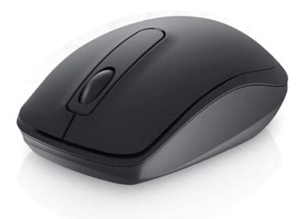 Dell WM118 Wireless Mouse, 1000DPI, 2.4 Ghz with USB Nano Receiver, Optical Tracking, 12-Months Battery Life, Plug and Play, Ambidextrous - Black