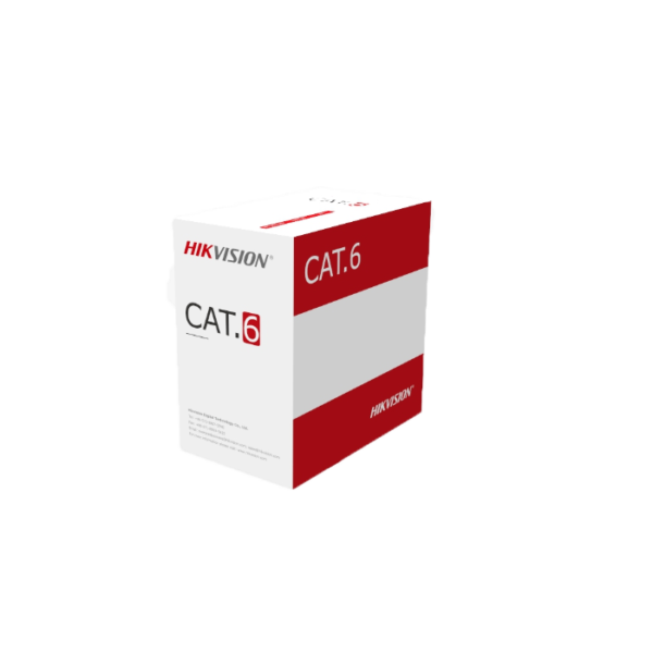 Hikvision 305 M CAT6 Network Cable DS-1LN6UZCOFull-diameter 305 M CAT6 network cable Core diameter: 0.55mm Excellent transmission performance using solid copper Quality verified by Fluke test Guaranteed long PoE transmission distance Great PVC flame resistance.